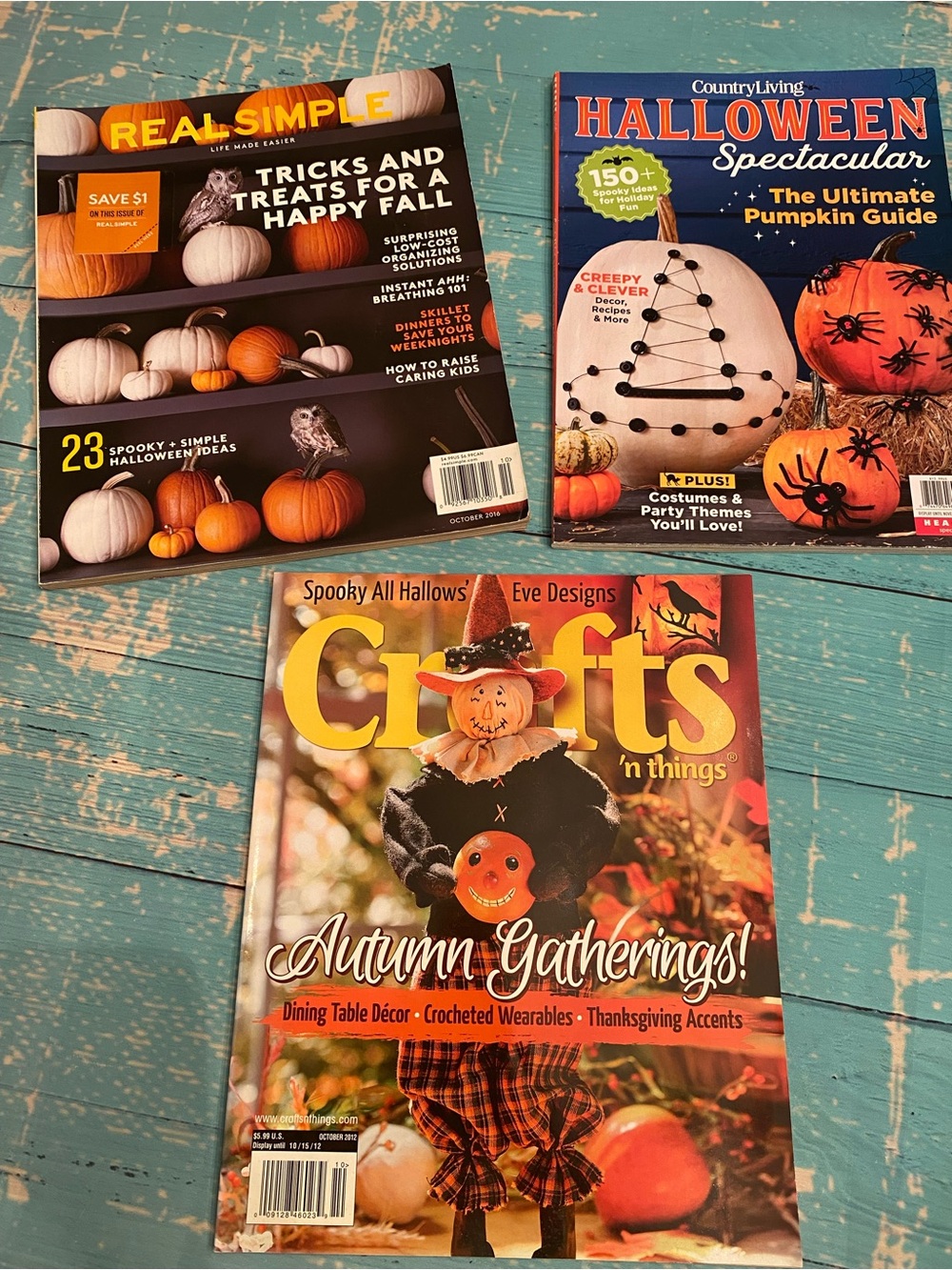 Bundle of 3 Halloween or Fall Magazines